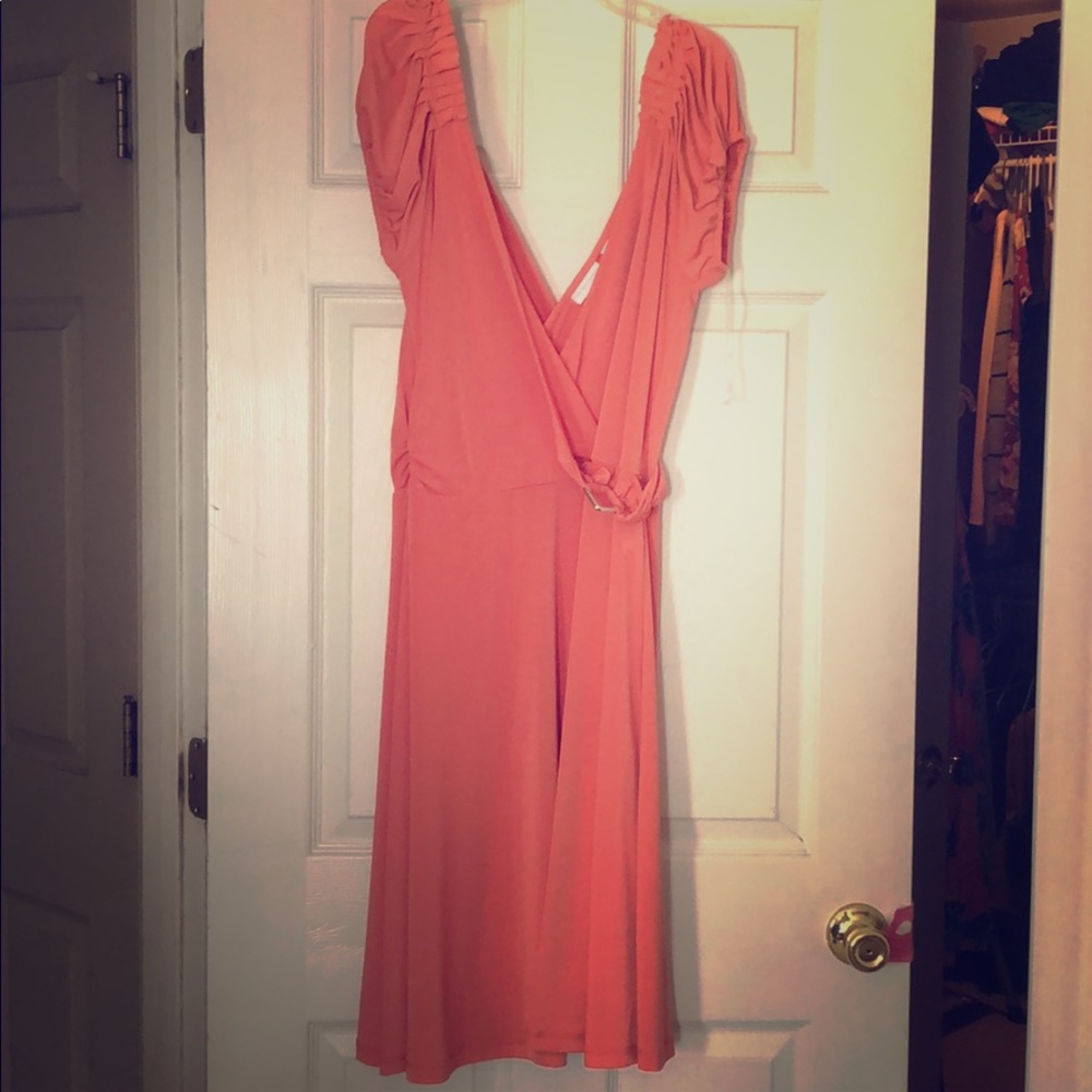 Wrap dress.